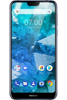 7.1 BLEU Très bon état Nokia reconditionné disponible sur Darty