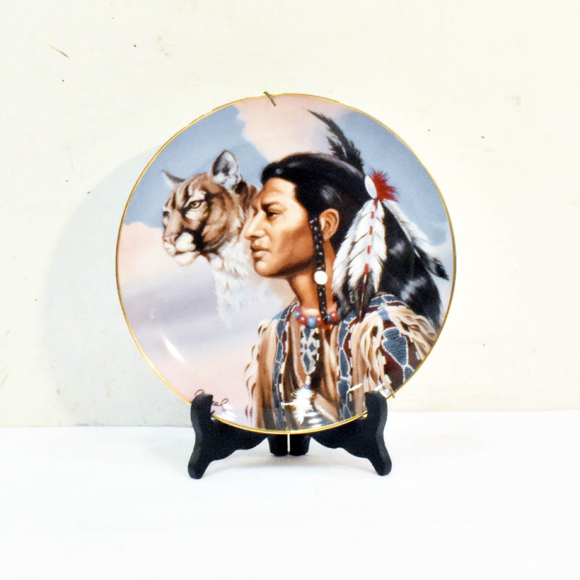 Voir photo 27 de 7 Assiettes Murales - Les Indiens Nord Américains - Porcelaine Fine Franklin Mint® 7 Assiettes Murales - Les Indiens Nord Américains - Porcelaine Fine Franklin Mint® Très bon état reconditionné photo 27