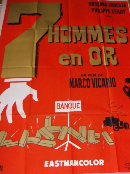 Acheter 7 Hommes en Or AFFICHE CINEMA ORIGINALE État correct - 28,99 € 7 Hommes en Or AFFICHE CINEMA ORIGINALE État correct N/A reconditionné disponible sur Fnac