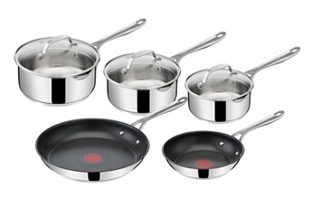 8 pcs Jamie Olivers Cook''s Direct Inox YY5739FA Bon état - 69,99 € 8 pcs Jamie Olivers Cook''s Direct Inox YY5739FA Bon état Tefal reconditionné disponible sur Darty
