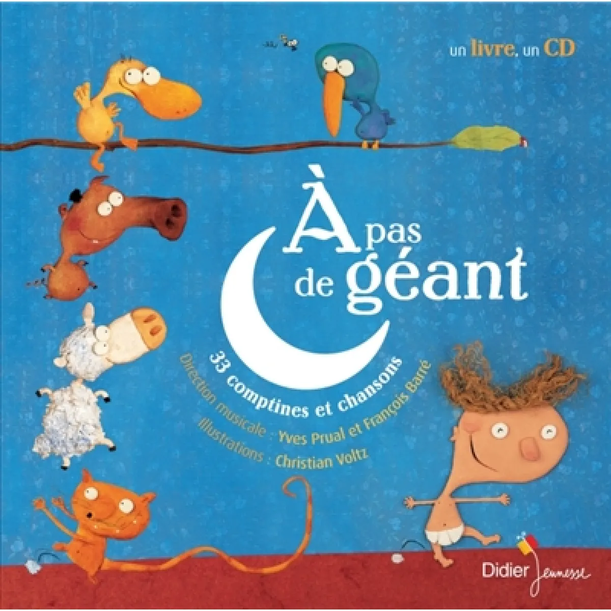 A pas de géant : 33 comptines et chansons pour l'enfant qui grandit État correct - 12,15 € A pas de géant : 33 comptines et chansons pour l'enfant qui grandit État correct N/A (Il ne s'agit pas d'une marque reconditionné disponible sur Rue du Commerce Seconde Vie