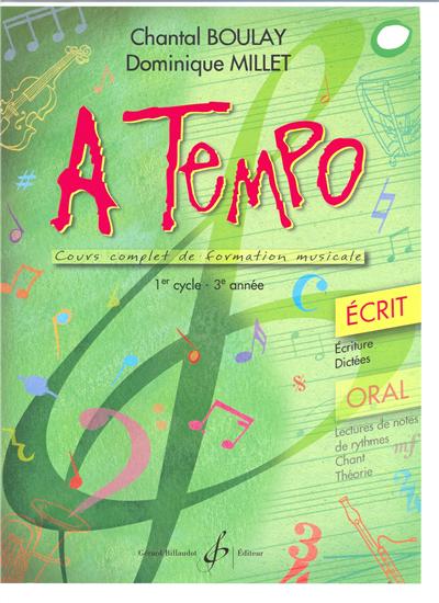 A TEMPO - PARTIE ECRITE VOL.3 État correct reconditionné disponible sur Fnac