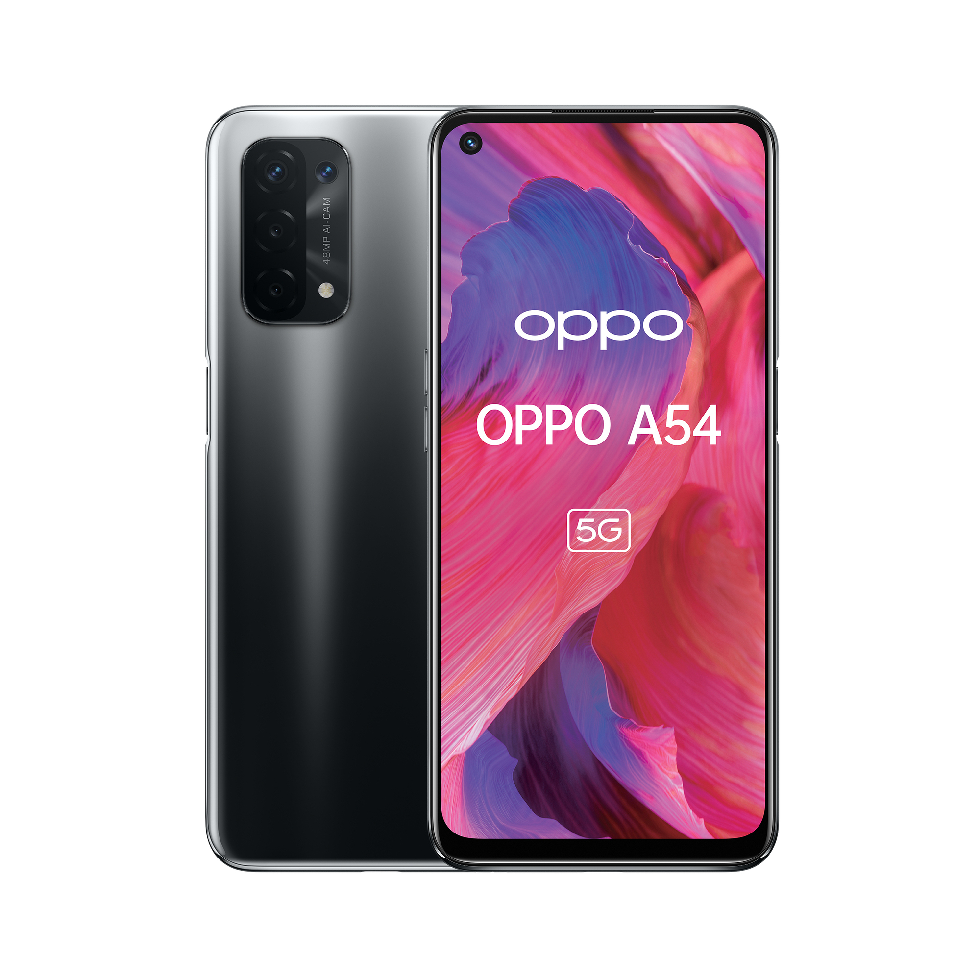 A54 (5G) 64 Go, Noir, débloqué - Très bon état Très bon état Oppo reconditionné disponible sur Pixmania