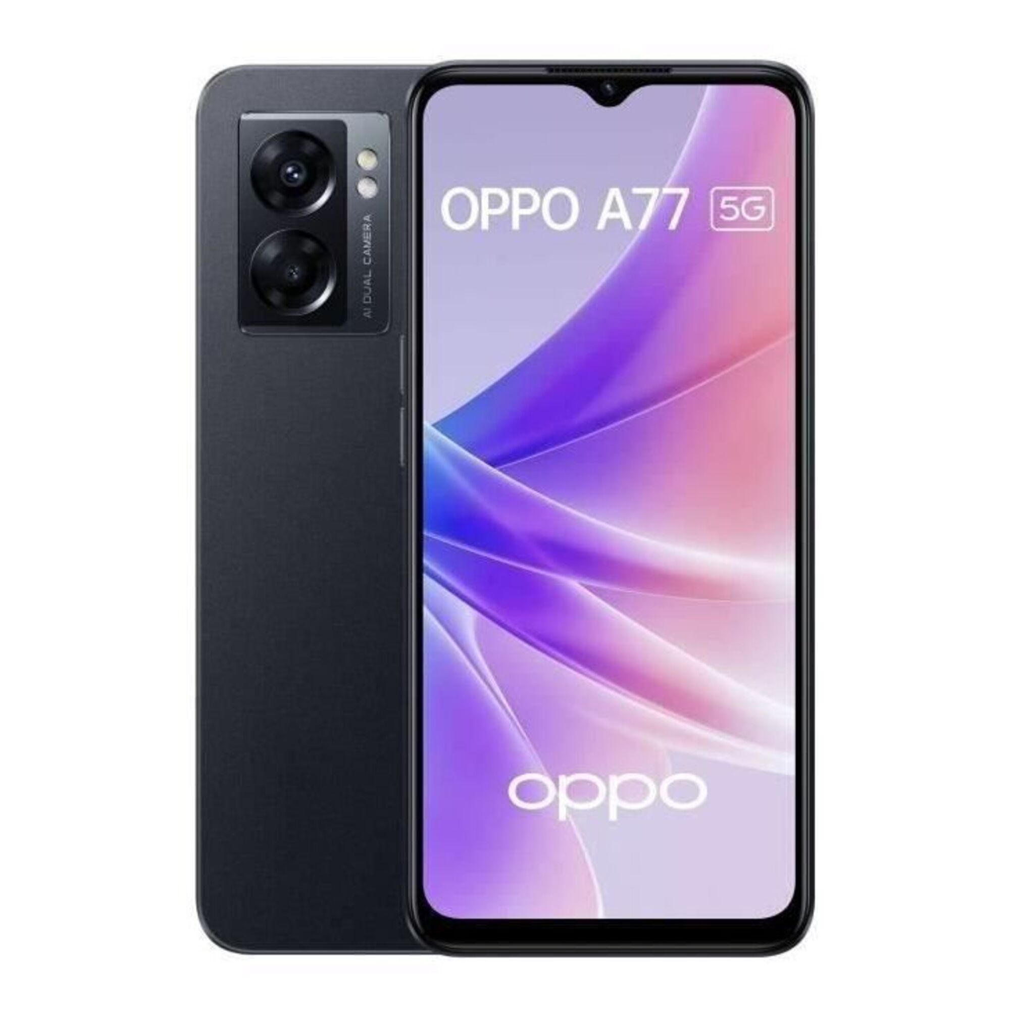 A77 128Go 5G Noir + Coque + Verre trempé - Bon état Bon état Oppo reconditionné photo 2 | Dero