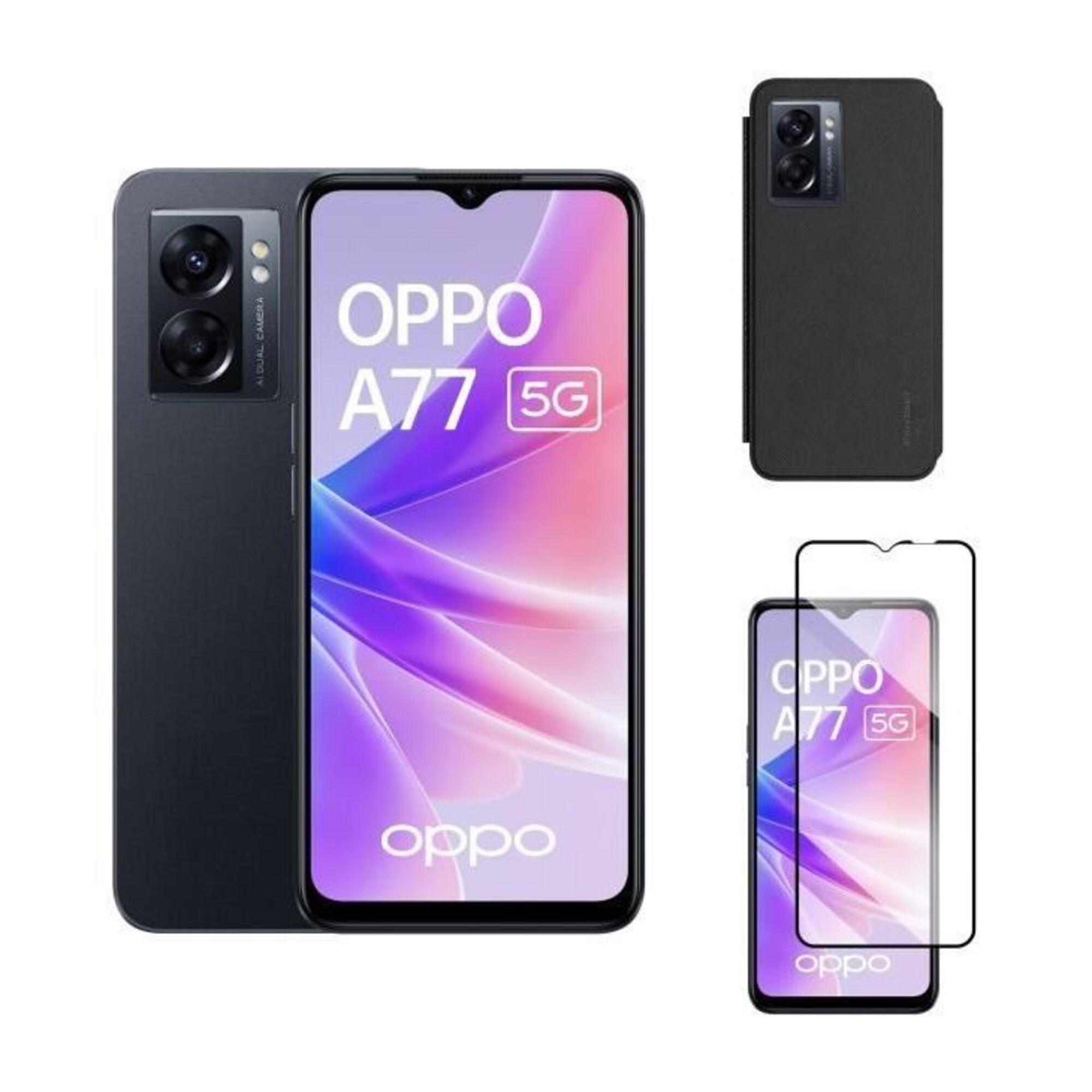 A77 128Go 5G Noir + Coque + Verre trempé - Très bon état Très bon état - 169,60 € A77 128Go 5G Noir + Coque + Verre trempé - Très bon état Très bon état Oppo reconditionné disponible sur Pixmania