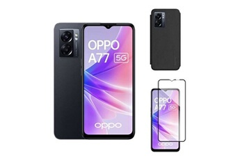 A77 128Go 5G Noir + Coque + Verre trempé État correct Oppo reconditionné disponible sur Darty | Dero