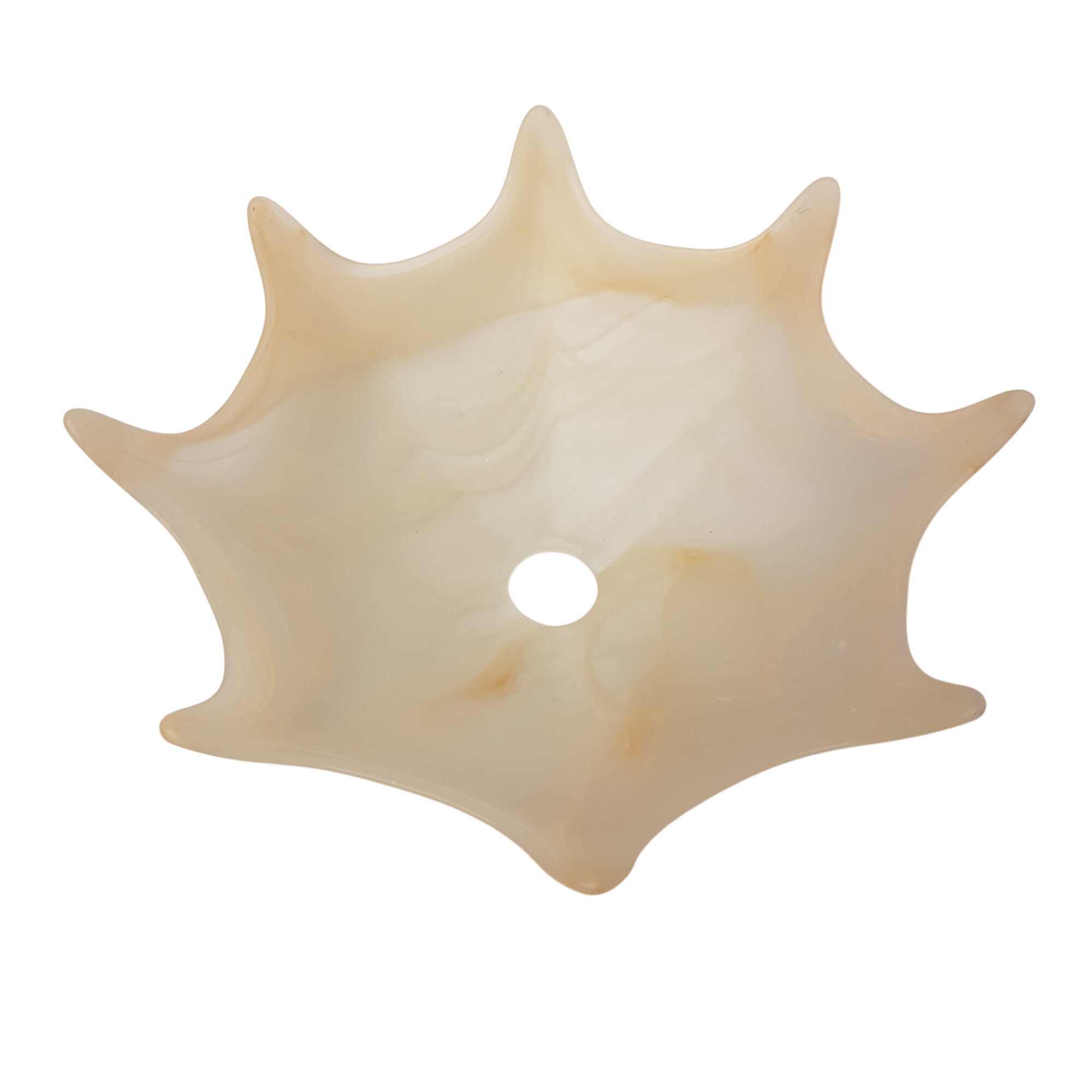 Abat-jour vintage en pâte de verre effet marbré Très bon état - 35,00 € Abat-jour vintage en pâte de verre effet marbré Très bon état reconditionné disponible sur Label Emmaüs