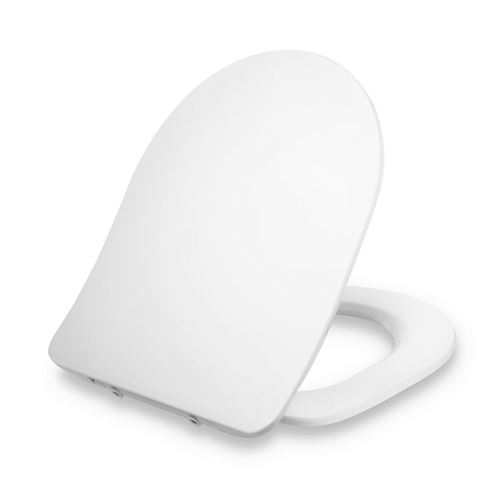 Abattant WC - blumfeldt Dombach Aliano - Lunette de toilette - Frein de chute - Premium - Siège de toilette - Antibactérien - Forme en D - Blanc État correct N/A reconditionné disponible sur Fnac