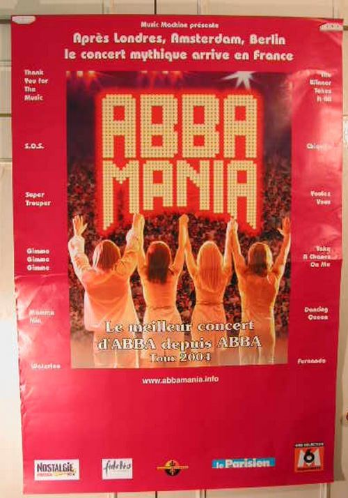 Abba - 80x120 cm - AFFICHE / POSTER État correct N/A reconditionné disponible sur Fnac