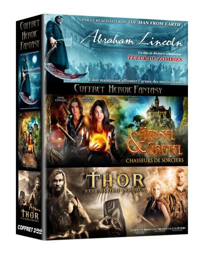 Abraham Lincoln, tueur de zombies - Hansel et Gretel - Thor et le marteau des dieux Coffret 3 DVD État correct reconditionné disponible sur Fnac