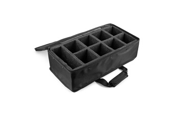 AC420 Valise souple pour 8 projecteurs PAR LED RGBW BBP44 - Noir, pratique et résistante , 8 compartiments individuels Très bon état N/A reconditionné disponible sur Darty