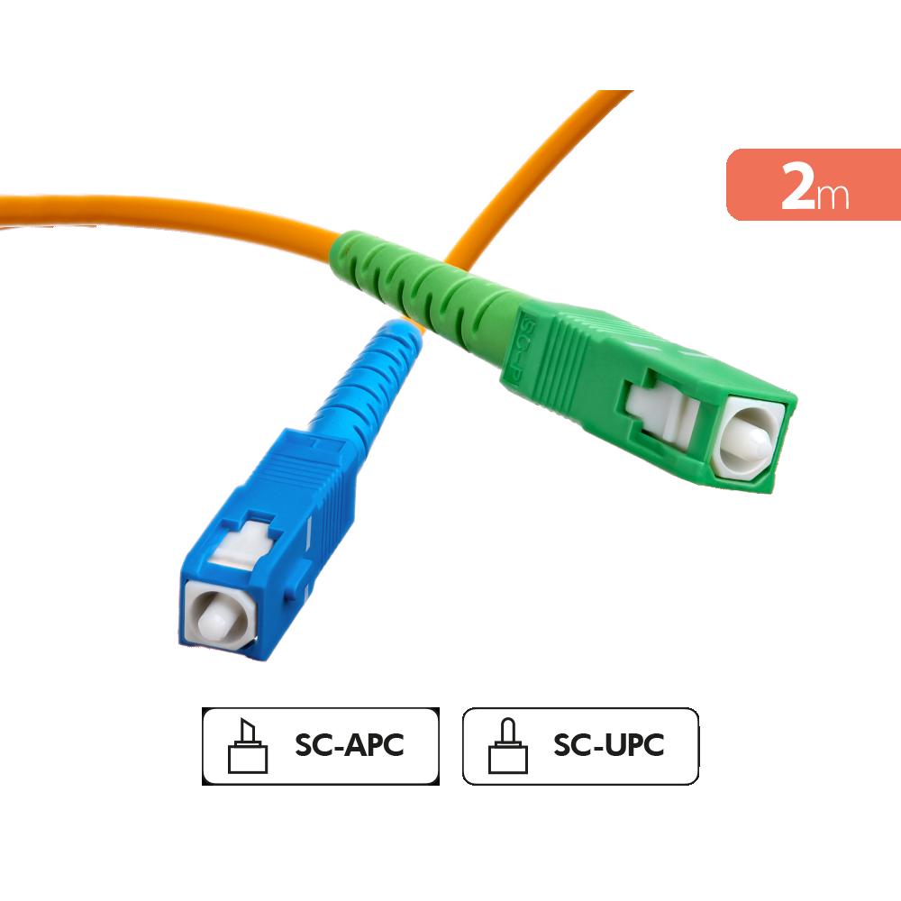 Acheter Accesoire TV Câble Fibre Optique SC/UPC Box Free Monomode 2m mâle/mâle Vert et Bleu + Garantie à vie Force Power Lite Reconditionné - 24,99 € Accesoire TV Câble Fibre Optique SC/UPC Box Free Monomode 2m mâle/mâle Vert et Bleu + Garantie à vie Force Power Lite Reconditionné Force Power Lite reconditionné disponible sur Backmarket