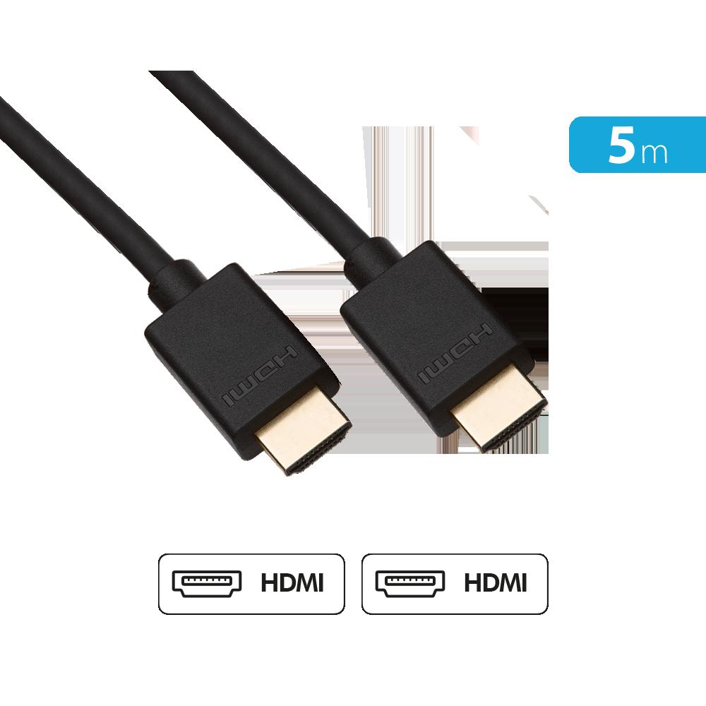 Acheter Accesoire TV Câble HDMI HiSpeed Full HD Connectique dorée 19 broches 5m mâle/mâle Noir + Garantie à vie Force Power Lite Reconditionné - 19,99 € | Dero Accesoire TV Câble HDMI HiSpeed Full HD Connectique dorée 19 broches 5m mâle/mâle Noir + Garantie à vie Force Power Lite Reconditionné Force Power Lite reconditionné disponible sur Backmarket | Dero