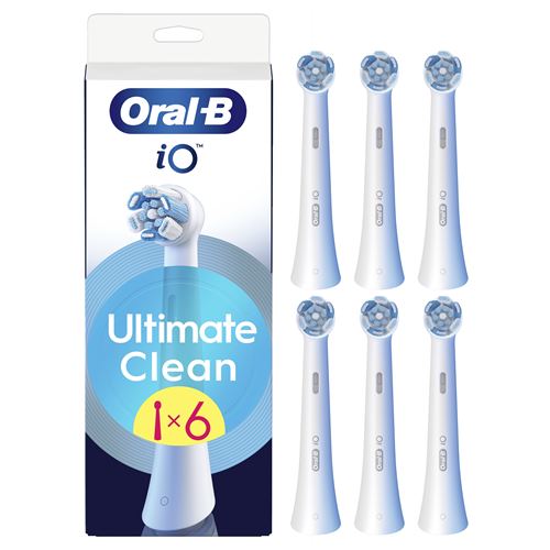 Accessoire dentaire Oral-B iO Ultimate Clean Blanche X6 État correct Oral-B reconditionné disponible sur Fnac