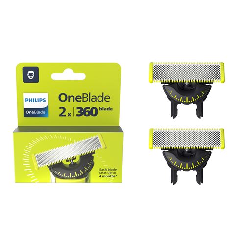 Accessoire rasage Philips QP420/50 lames tondeuse Oneblade 360 x2 État correct Philips reconditionné disponible sur Fnac