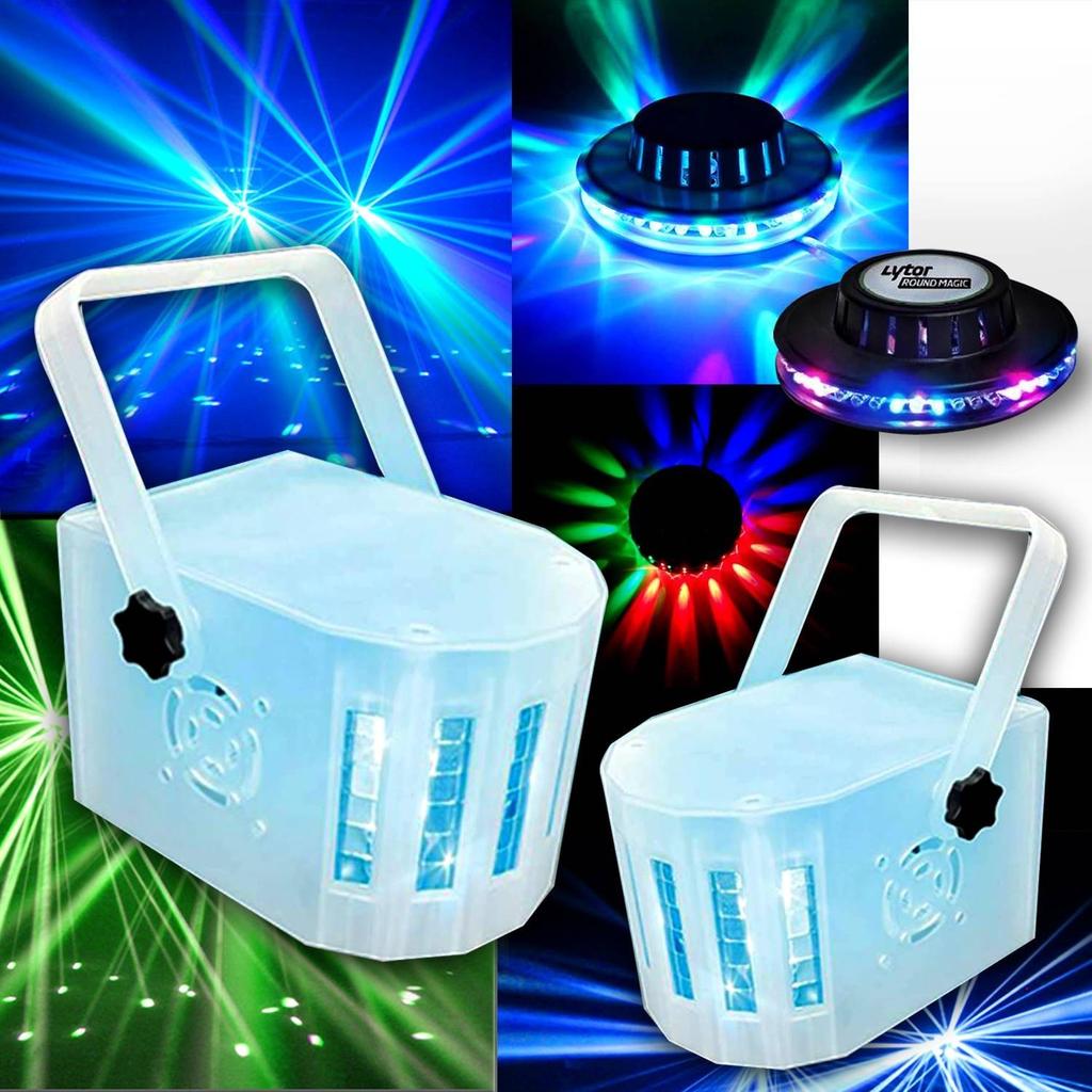 Accessoires audio 2 MINI DERBY Kolor Lytor EFFET LIGHT 4 LED RVBW + Roundmagic effet OVNI Reconditionné - 69,99 € Accessoires audio 2 MINI DERBY Kolor Lytor EFFET LIGHT 4 LED RVBW + Roundmagic effet OVNI Reconditionné N/A reconditionné disponible sur Backmarket