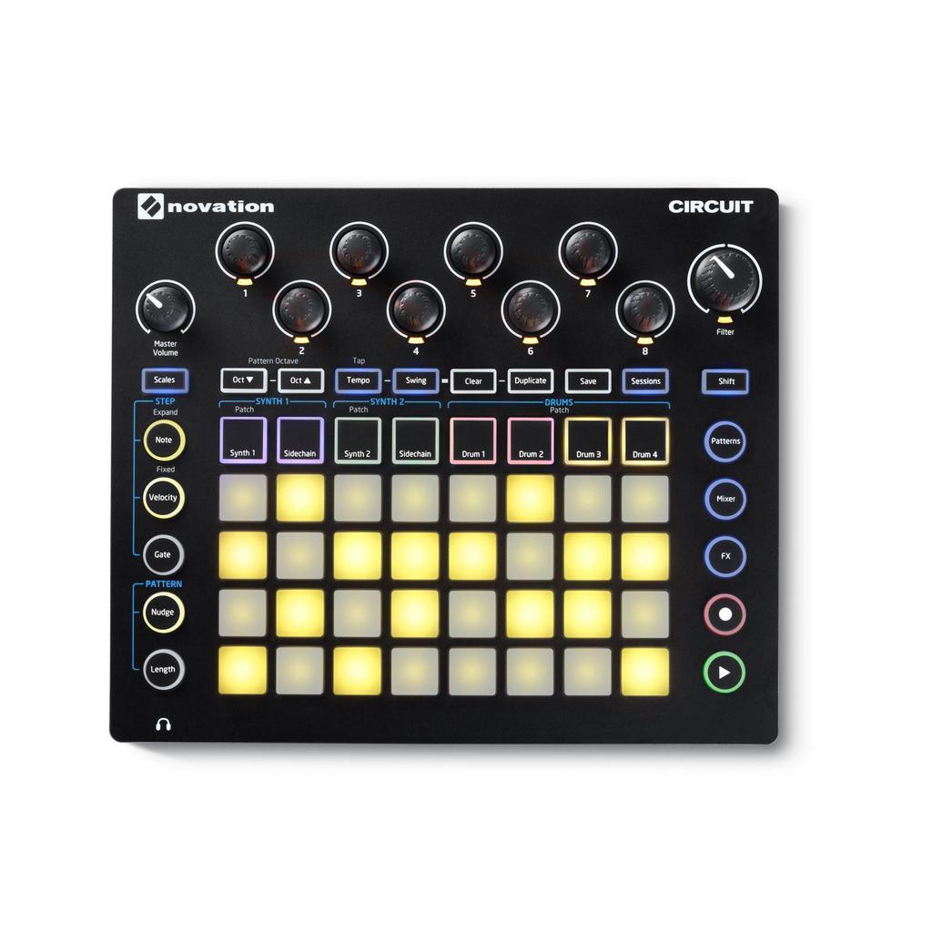 Accessoires audio Novation Circuit GrooveBox UL60065 Reconditionné - 349,00 € Accessoires audio Novation Circuit GrooveBox UL60065 Reconditionné Novation reconditionné disponible sur Backmarket