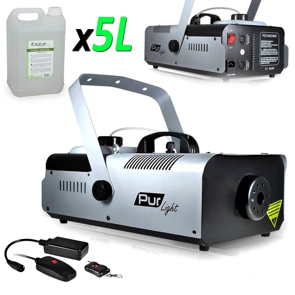 Accessoires audio Pur Light Machine à fumée Pro Sono 1200W + Etrier de fix + 2 télécommandes NEWARK1200 + 5L Liquide Reconditionné - 158,99 € Accessoires audio Pur Light Machine à fumée Pro Sono 1200W + Etrier de fix + 2 télécommandes NEWARK1200 + 5L Liquide Reconditionné N/A reconditionné disponible sur Backmarket