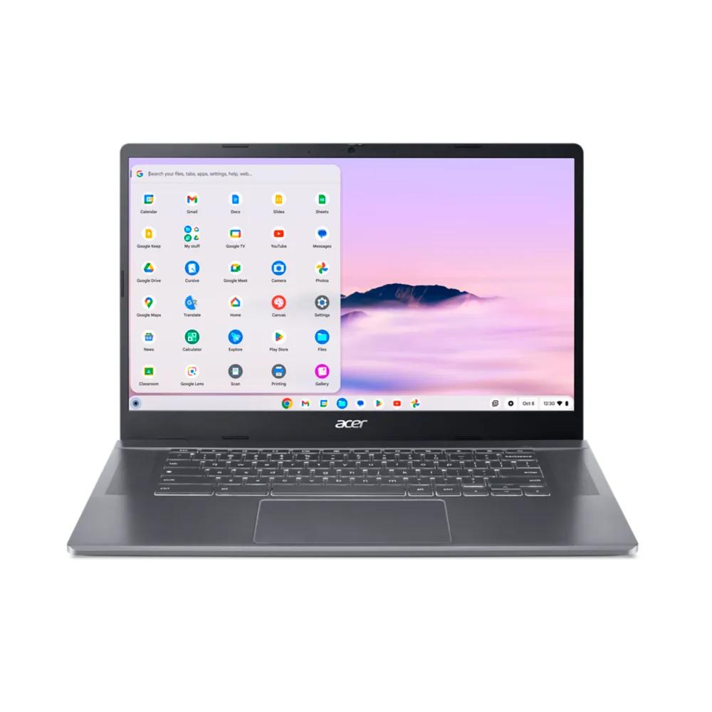 Voir photo 1 de Acer Chromebook Plus 515 Core i5-1235U 1.3 GHz 512Go SSD - 8Go QWERTY - Anglais | Dero Acer Chromebook Plus 515 Core i5-1235U 1.3 GHz 512Go SSD - 8Go QWERTY - Anglais Reconditionné Acer reconditionné | Dero