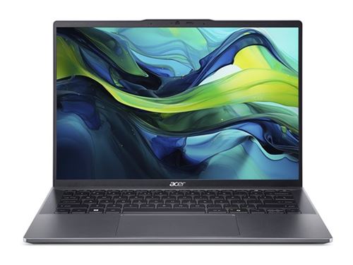Acer Swift Go 14 SFG14-63 - Conception de charnière à 180 degrés - AMD Ryzen 5 - 8645HS / jusqu'à 5 GHz - Win 11 Home - Radeon 760M - 16 Go RAM - 512 Go SSD NVMe - 14" OLED 2880 x 1800 (WQXGA+) @ 90 Hz - Wi-Fi 6E - gris acier - clavier : Français État correct N/A reconditionné disponible sur Fnac