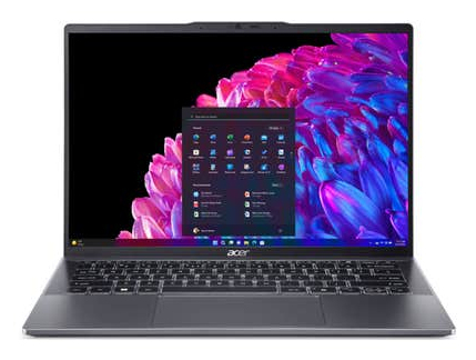 Acer Swift SFG14-63-R03J AMD Ryzen™ 7 8845HS Ordinateur portable 35,6 cm (14 ) 2.8K 16 Go LPDDR5x-SDRAM 1 To SSD Wi-Fi 7 (802.11be) Windows 11 Home Gris - Excellent état Parfait état reconditionné disponible sur Pixmania