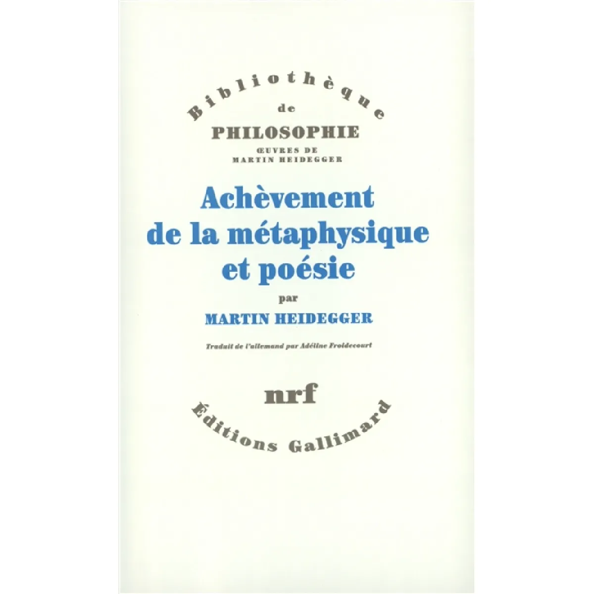 Acheter Achèvement de la métaphysique et poésie État correct - 12,35 € Achèvement de la métaphysique et poésie État correct N/A (Il ne s'agit pas d'une marque reconditionné disponible sur Rue du Commerce Seconde Vie