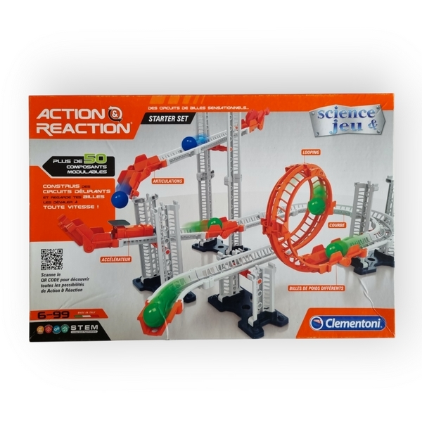 Action & Réaction – Coffret scientifique Starter Set - 14,90 € Action & Réaction – Coffret scientifique Starter Set Clementoni reconditionné disponible sur Revaltoys | Dero