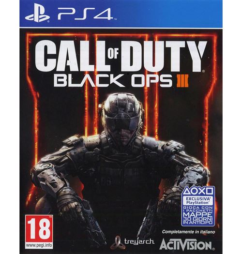 Activision Call of Duty Black Ops III PS4 Standard Italien PlayStation 4 État correct reconditionné disponible sur Fnac