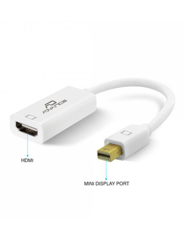 Voir photo 2 de Adaptateur Advance Mini DisplayPort mâle vers HDMI femelle Adaptateur Advance Mini DisplayPort mâle vers HDMI femelle neuf reconditionné photo 2