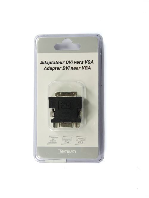 Adaptateur Temium DVI Mâle vers VGA Femelle État correct reconditionné disponible sur Fnac