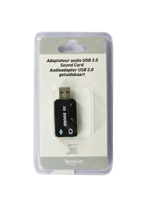 Adaptateur Temium USB vers 2 Jack État correct reconditionné disponible sur Fnac