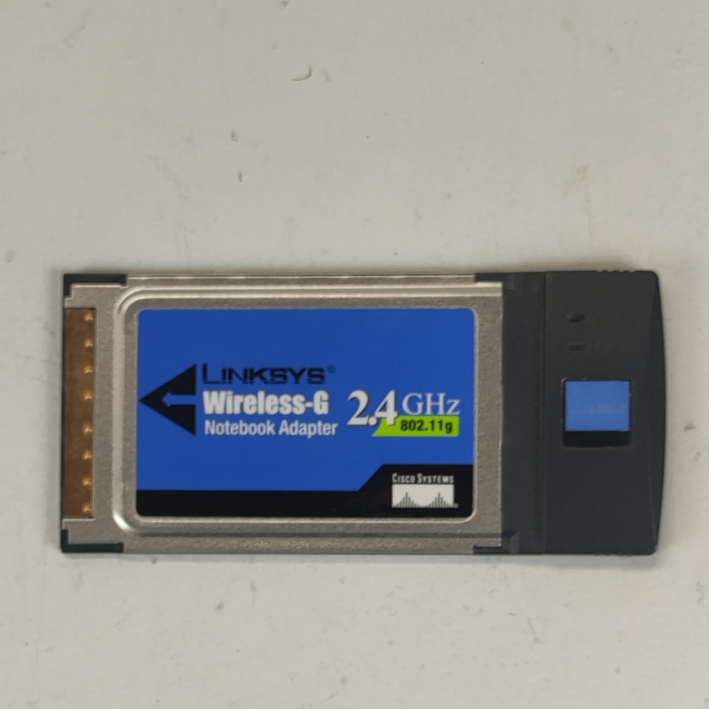 Adaptateur Wifi, Linksys pour port PCMCIA, 2.4 GHz 802.11 g très bon état - 10,00 € Adaptateur Wifi, Linksys pour port PCMCIA, 2.4 GHz 802.11 g très bon état reconditionné disponible sur Label Emmaüs