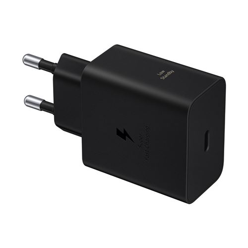 Adapteur secteur sans câble Samsung 60W USB-C Noir pour Galaxy S26 Ultra État correct Samsung reconditionné disponible sur Fnac
