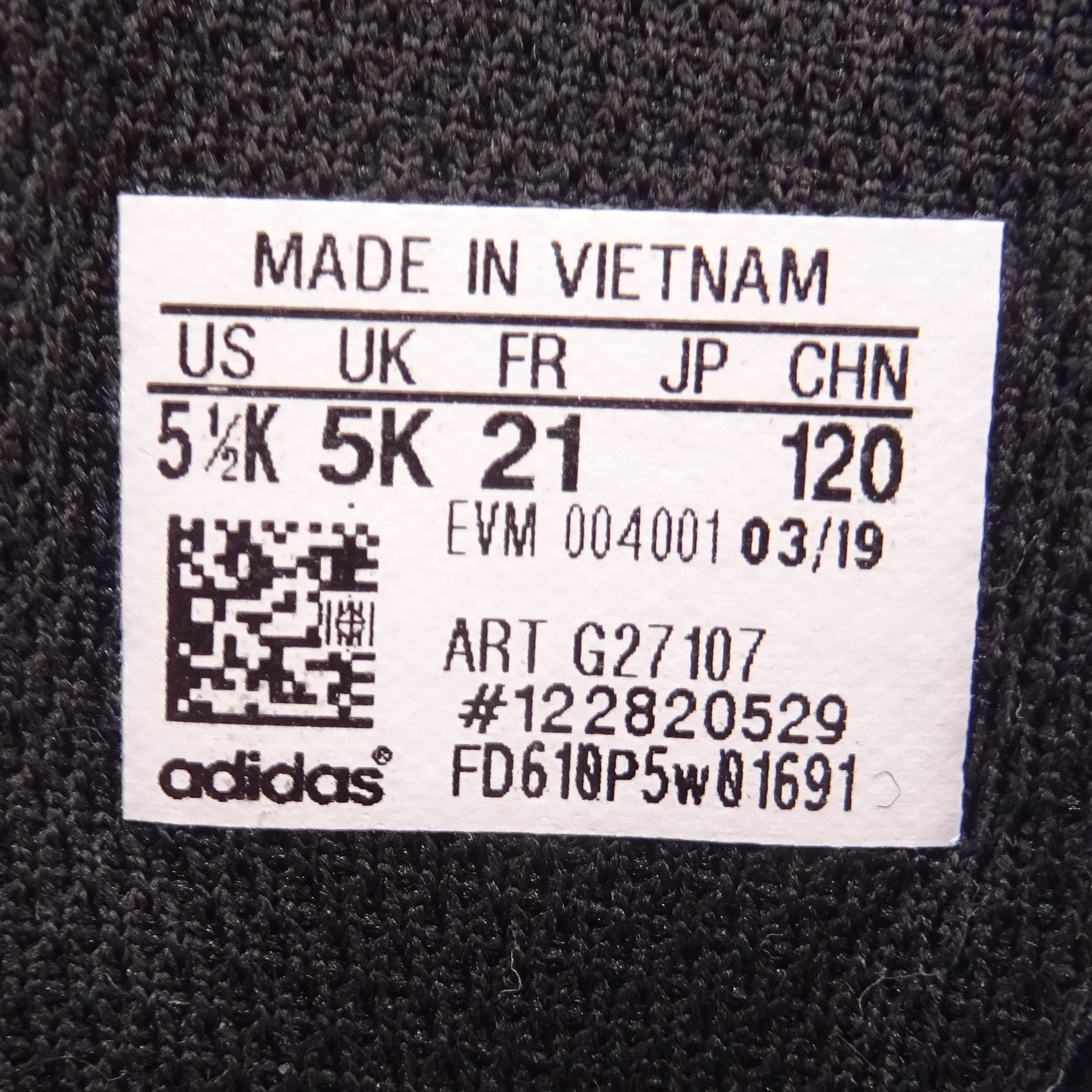 Voir photo 2 de ADIDAS Basket enfant Taille 21 ADIDAS Basket enfant Taille 21 Bon état reconditionné photo 2