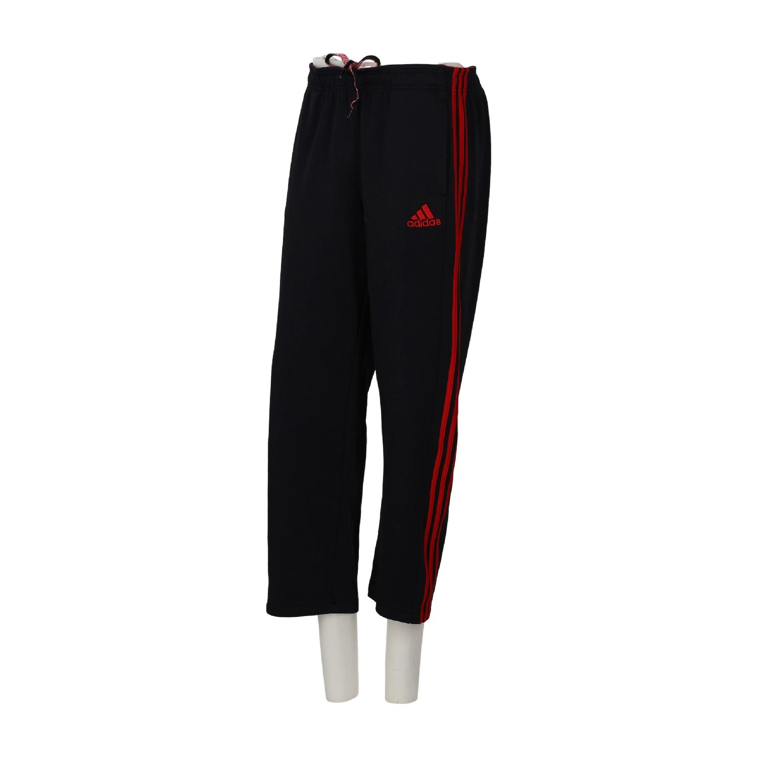 Adidas Jogging 3 bandes rouges Logo Performance Survêtement noir rouge Homme Taille L Très bon état Adidas reconditionné disponible sur Sporteed