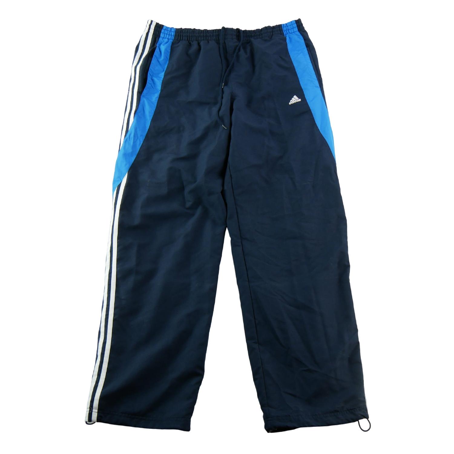 Adidas Jogging 3-Stripes Empiècements bleu vif Doublure mesh Homme Taille XL Marine #QWE0844 Très bon état Adidas reconditionné disponible sur Sporteed