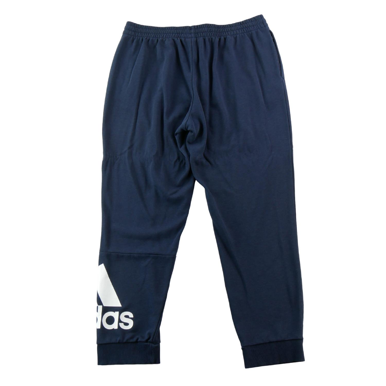Adidas Jogging Badge of Sport Grand logo jambe Jogger resserré Homme Taille 2XL Marine #QWE7123 Très bon état Adidas reconditionné disponible sur Sporteed