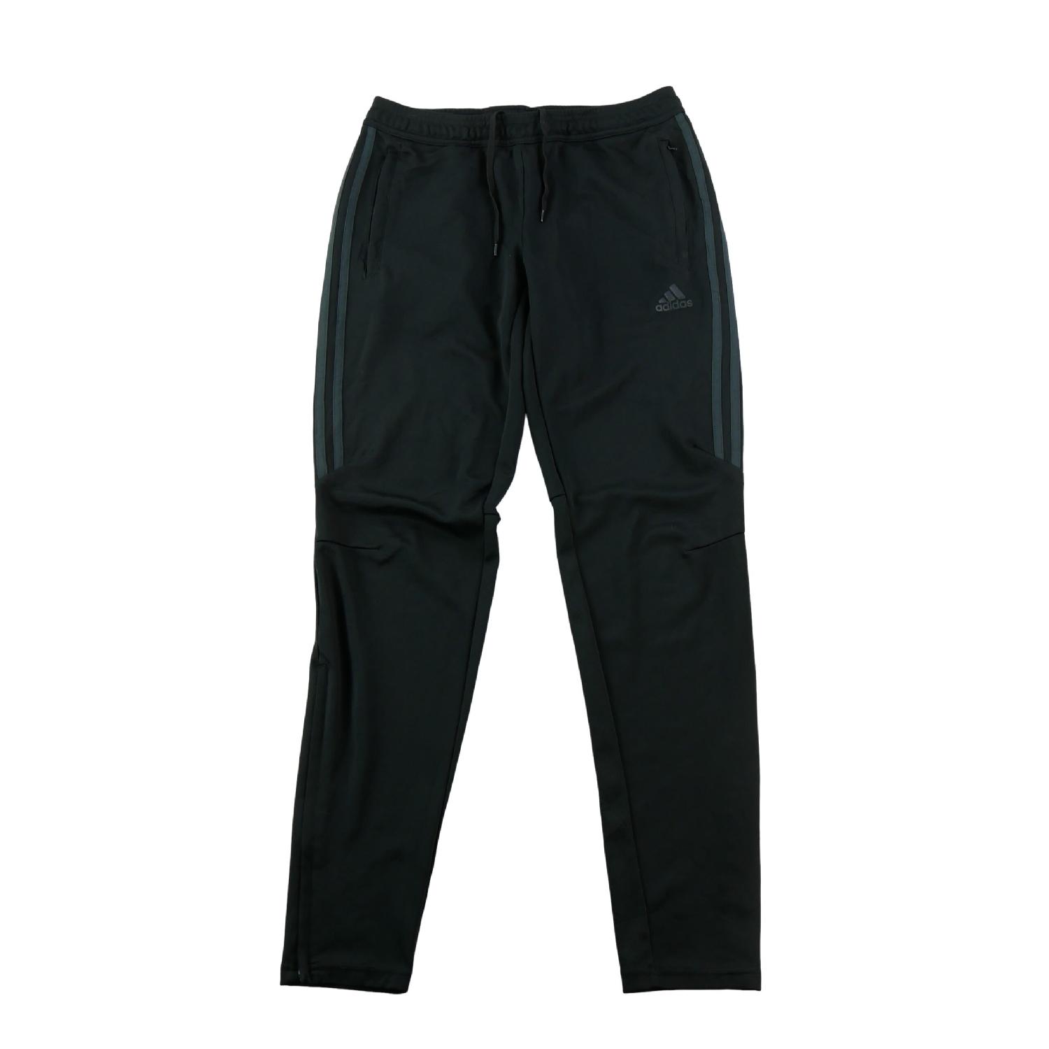 Adidas Jogging ClimaCool Coupe fuselée Poches zippées Bas zippés Homme Taille L Noir Très bon état Adidas reconditionné disponible sur Sporteed