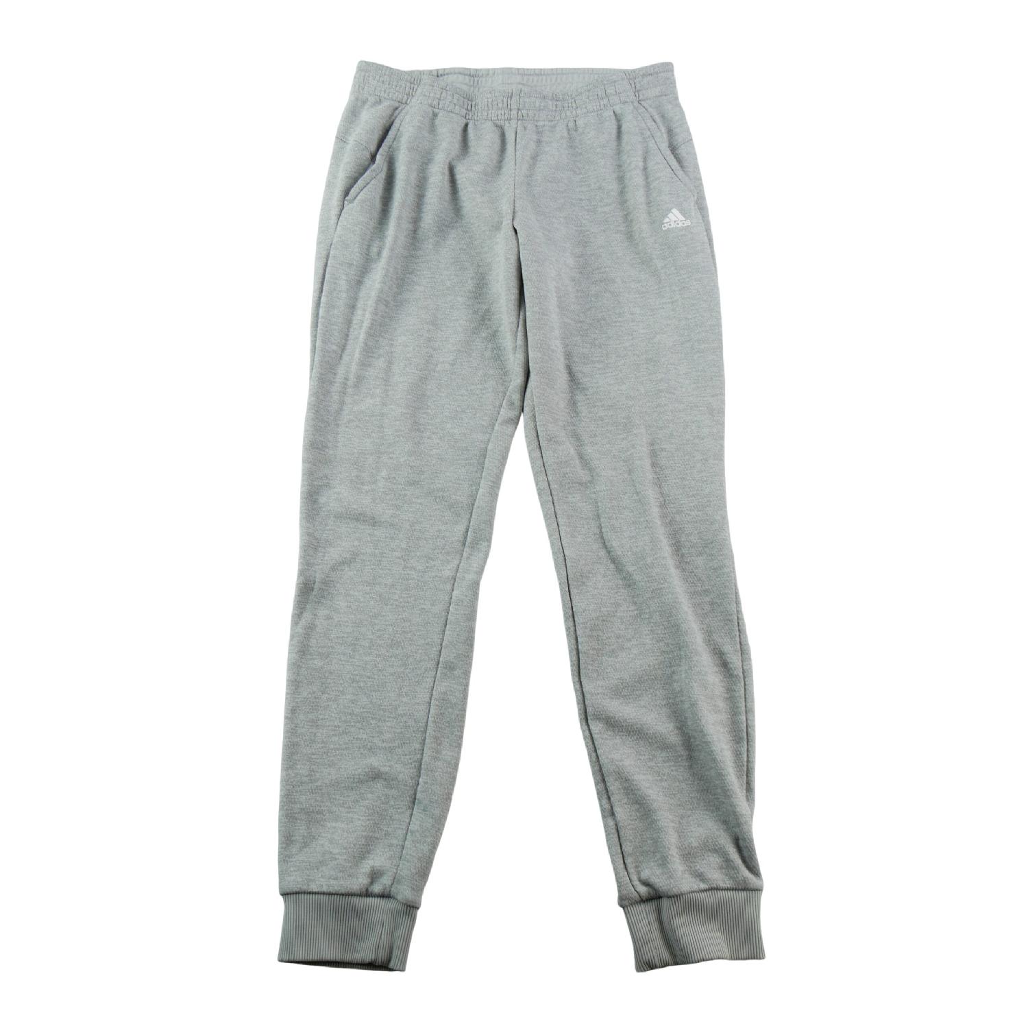 Adidas Jogging Jogger resserré Logo Badge of Sport Molleton gris chiné Femme Taille L Très bon état Adidas reconditionné disponible sur Sporteed