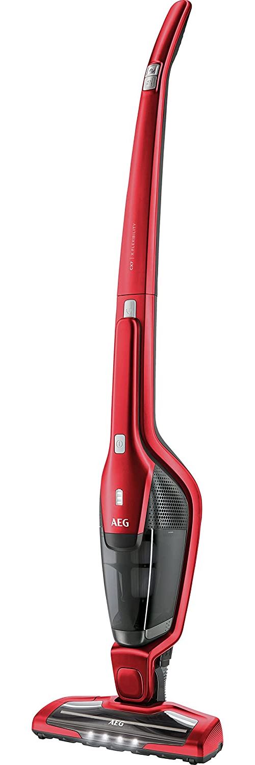 AEG CX7-2-35WR Aspirateur Balai X Flexibility sans fil 0,5L 18V Rouge État correct AEG reconditionné disponible sur Fnac