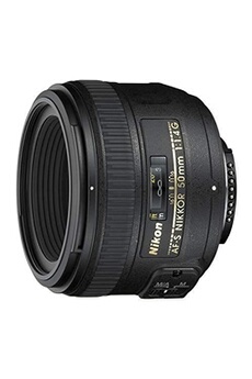 AF-S NIKKOR 50mm f/1.4 G (Objectifs) Très bon état Nikon reconditionné disponible sur Darty