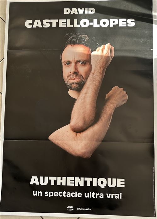 Affiche - David CASTELLO-LOPES - Authentique - 80x120cm État correct N/A reconditionné disponible sur Fnac