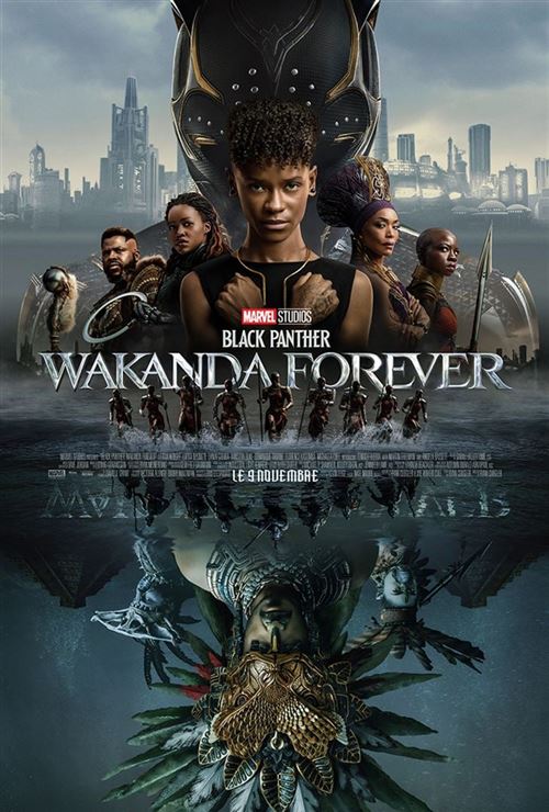Affiche de Cinéma Originale - Black Panther : Wakanda Forever - Letitia Wright, Lupita Nyong'o - 2022 - 40x60cm État correct reconditionné disponible sur Fnac