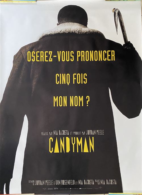 Affiche de Cinéma Originale - Candyman - 2021 - 116x1588cm État correct N/A reconditionné disponible sur Fnac