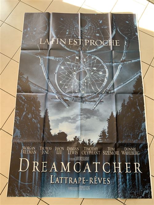 Affiche de Cinéma Originale - Dreamcatcher - l'Attrape Rêve - Morgan Freeman - 116x158cm État correct N/A reconditionné disponible sur Fnac
