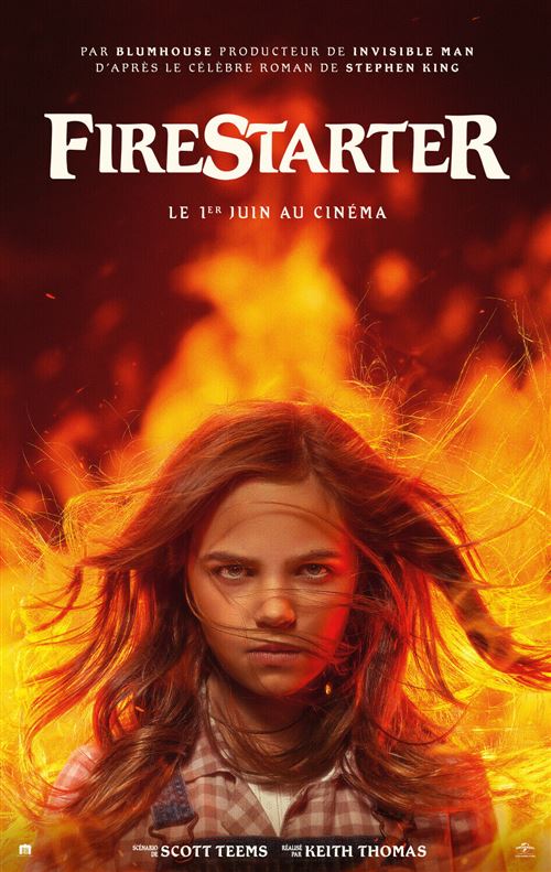 Affiche de Cinéma Originale - FireStarter - 2022 - Stephen King - 120x160cm État correct N/A reconditionné disponible sur Fnac