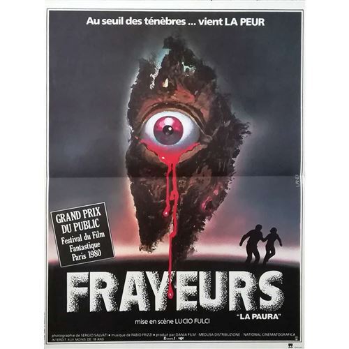 Affiche de Cinéma Originale - Frayeurs - 1980 - La Paura - Lucio Fulci - 40x60cm État correct N/A reconditionné disponible sur Fnac