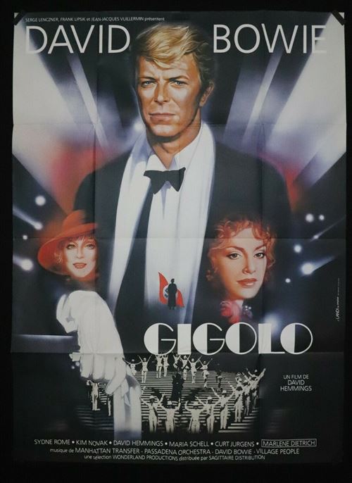 Affiche de Cinéma Originale - GIGOLO - David BOWIE - Marlene Dietrich - 116x158cm État correct N/A reconditionné disponible sur Fnac