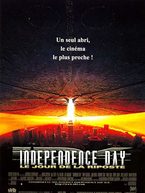 Affiche de Cinéma Originale - Independence Dat - Le jour de la Riposte - 40x60cm État correct N/A reconditionné disponible sur Fnac