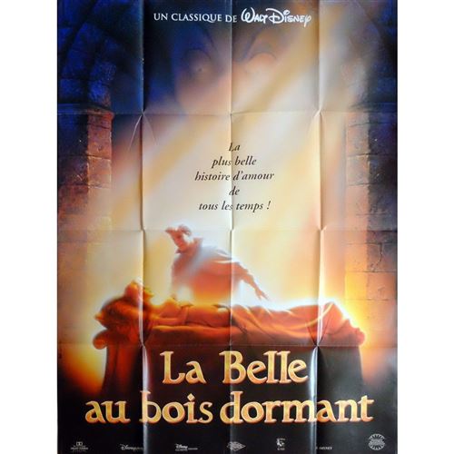 Affiche de Cinéma Originale - La Belle au bois dormant - Ressortie 1995 - 120x160cm État correct N/A reconditionné disponible sur Fnac